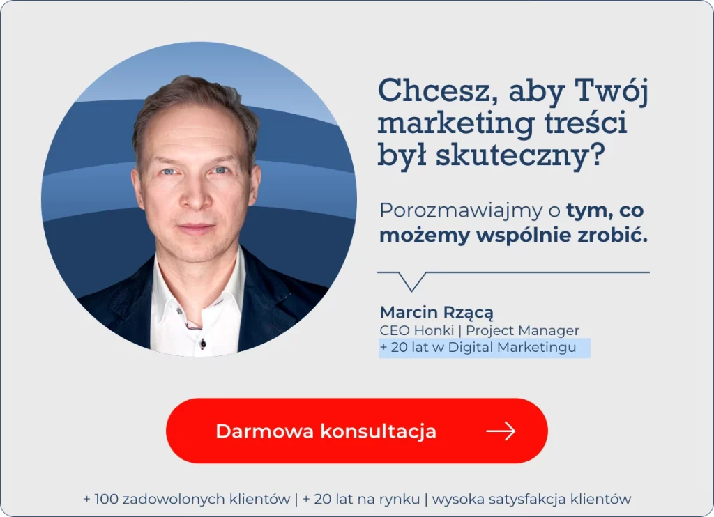 Content marketing - Konsultacja Marcin Rzaca