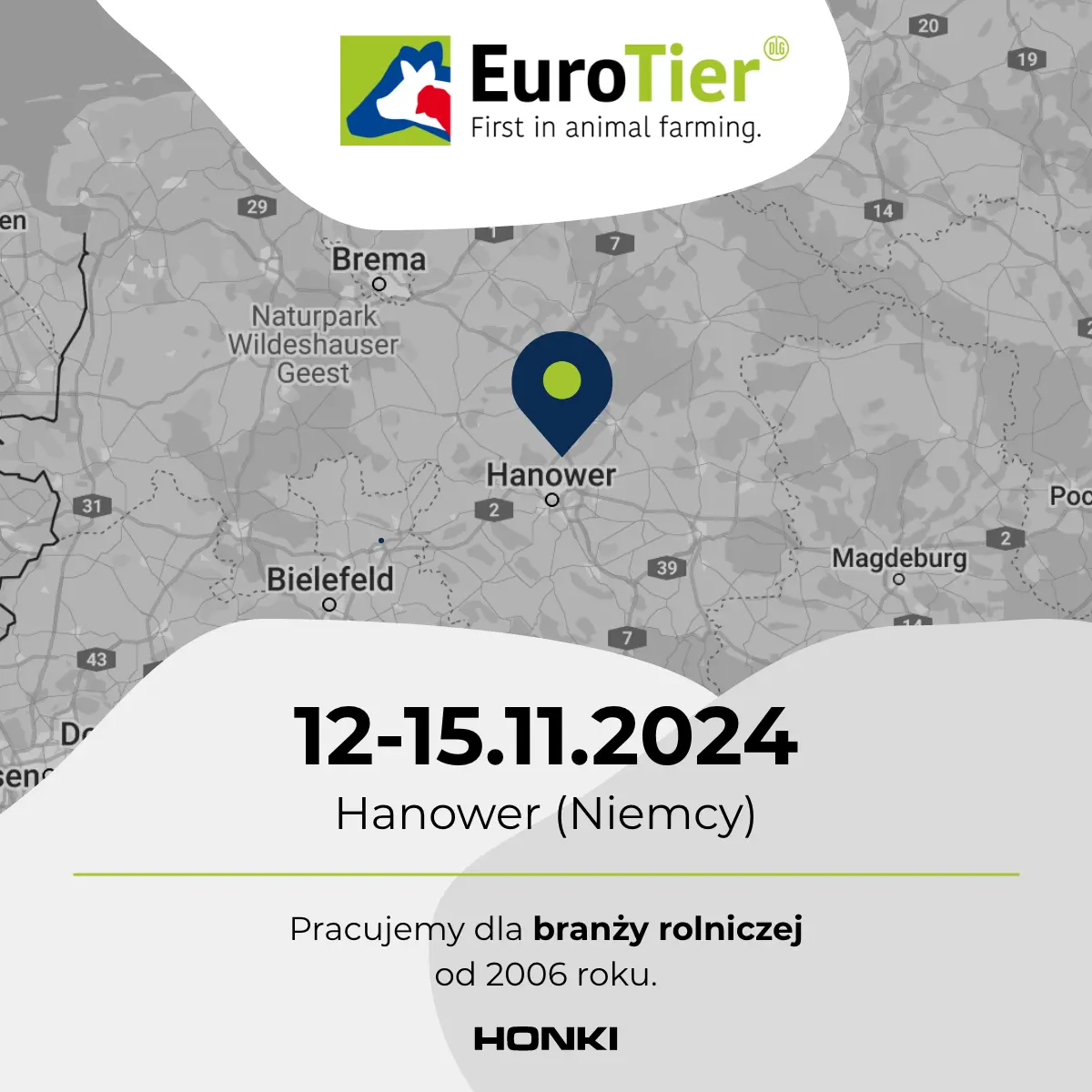 Targi EuroTier 2024, największa impreza rolnicza na świecie. Będziemy tam razem z klientami.