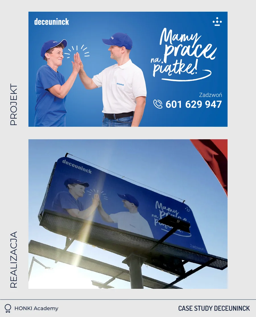 Deceuninck kampania rekrutacyjna billboard