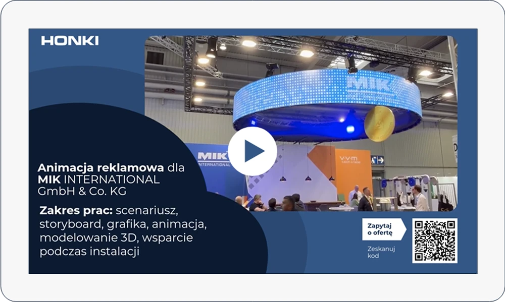 Animacja reklamowa na targi - przyklad